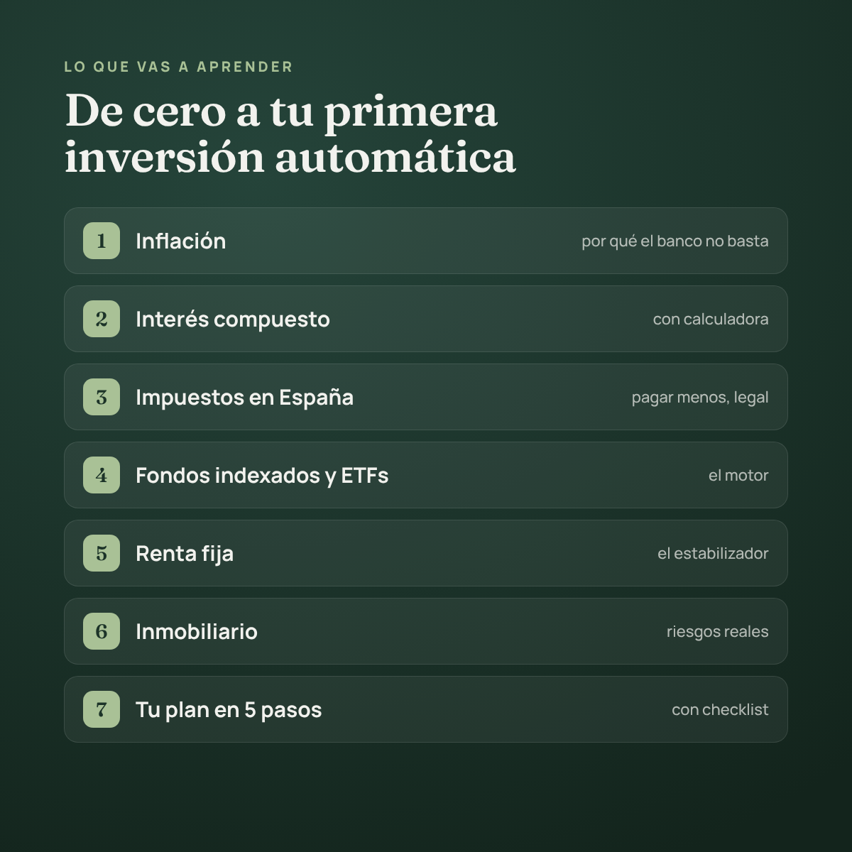 Curso de inversión para empezar
